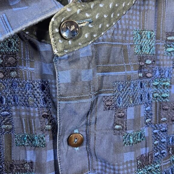 Robert Graham Shirt Mens XL Limited Edition Embroidered Button Up Long Sleeve - Picture 10 of 16